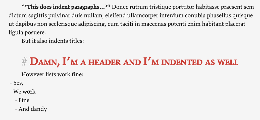 Indenting Paragraphs and Paragraphs Only In Source Mode Help 