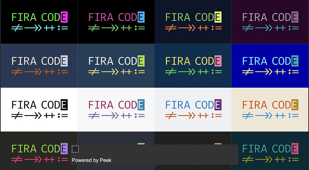 Enable Ligatures so fonts like Fira Code can be used to their fullest