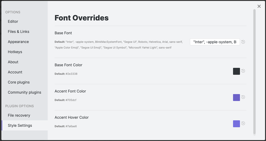 Style Settings Plugin - Share & showcase - Obsidian Forum