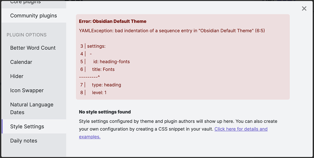Style Settings Plugin - Page 2 - Share & showcase - Obsidian Forum