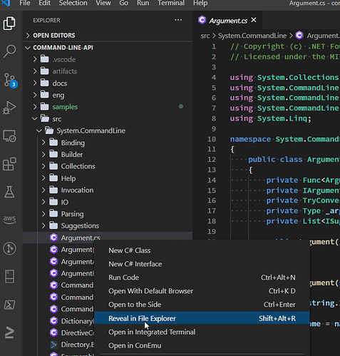 2020-08-03 12_04_02-Argument.cs - command-line-api - Visual Studio Code