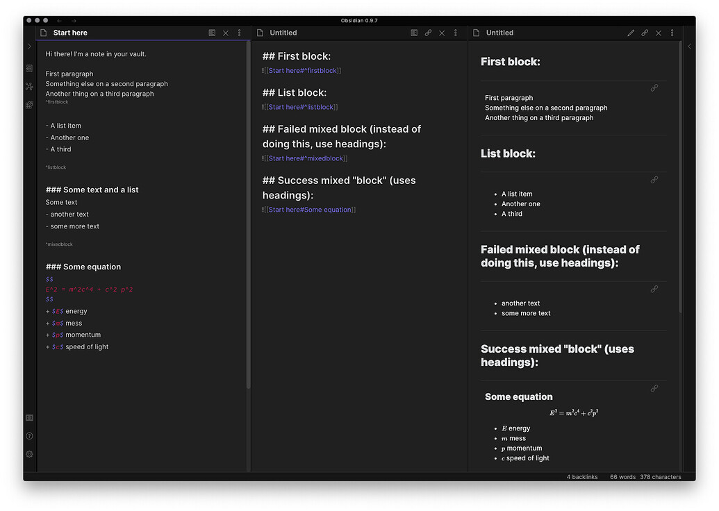 Block Reference For Multiple Paragraph Feature Requests Obsidian Forum