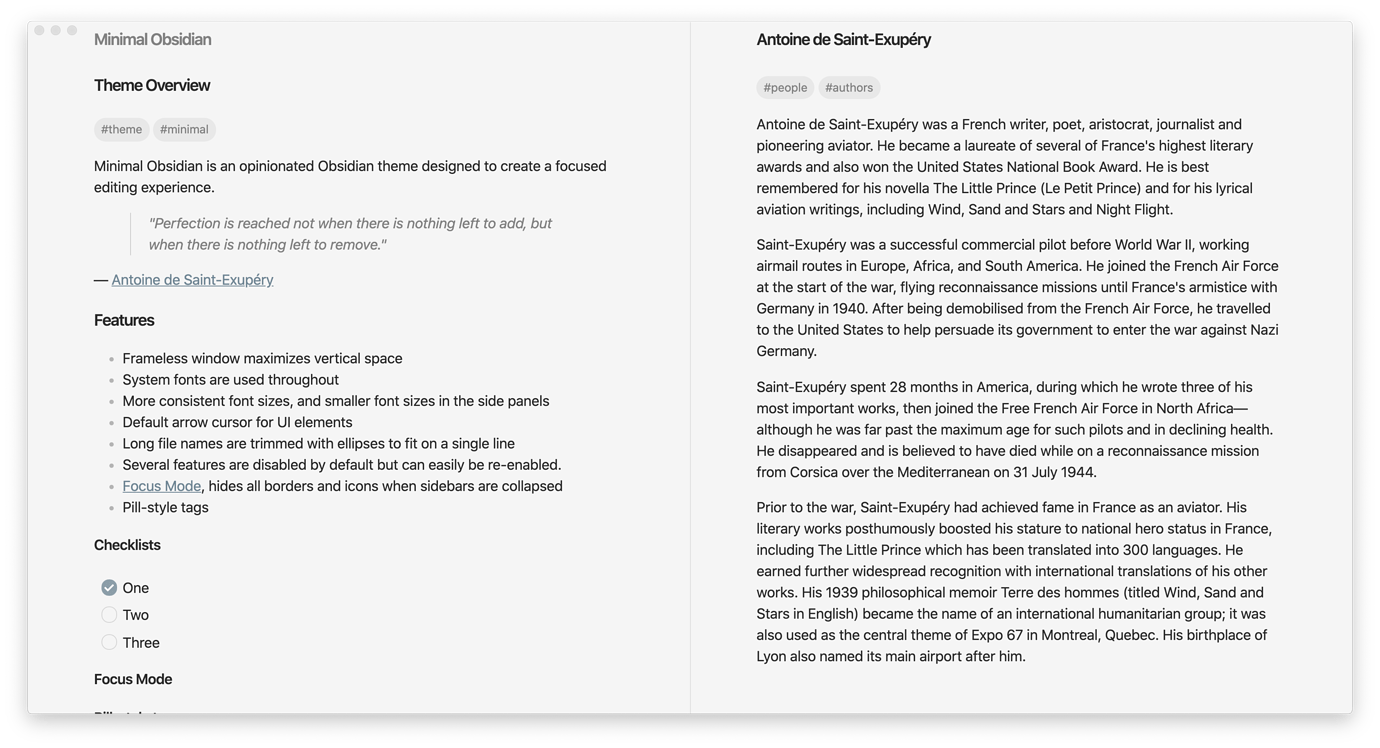 Minimal Theme - Share & showcase - Obsidian Forum