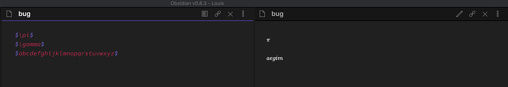 Math LaTeX does not render some text - Bug graveyard - Obsidian Forum