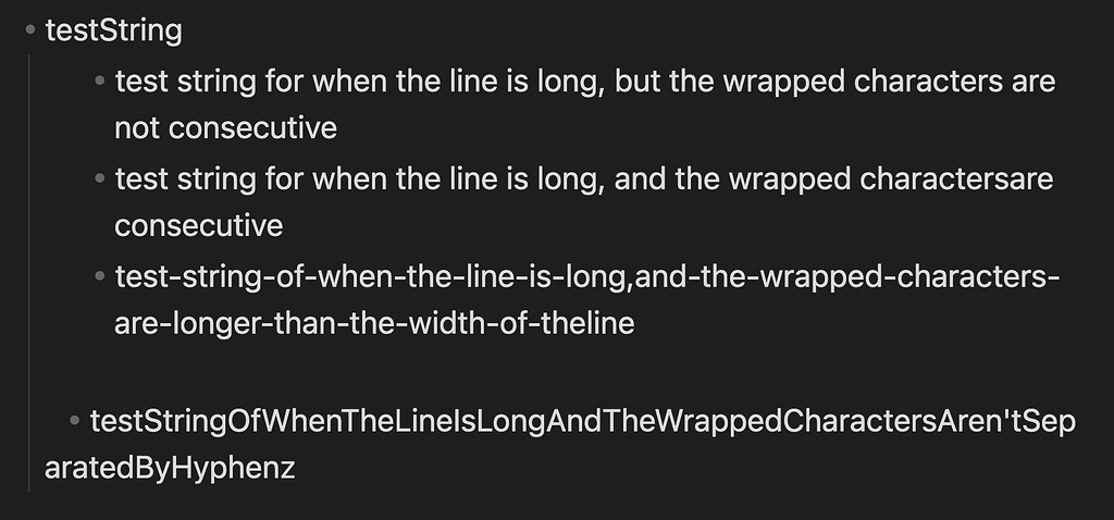 Misaligned bullet point with long strings - Bug reports - Obsidian Forum
