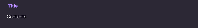 a