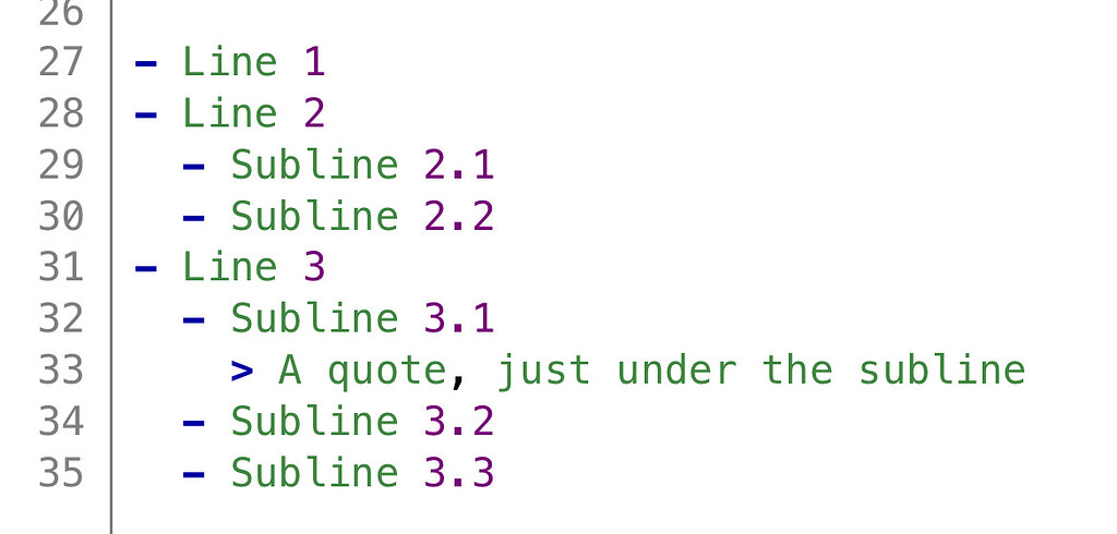Quote block in outline badly displayed in Live Preview - Bug reports ...