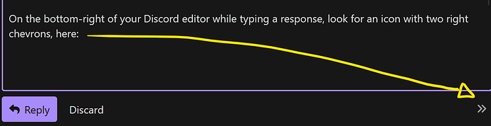 Discord "show preview" button