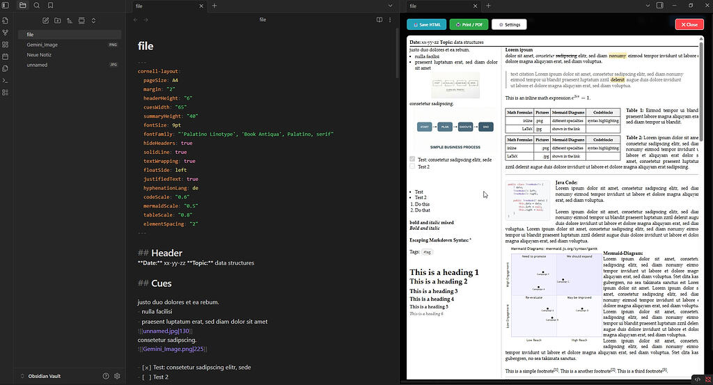 Cornell Notes plugin (modified) - Page 2 - Share & showcase - Obsidian ...