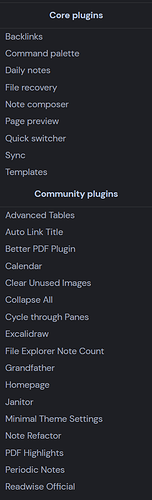 obsidian plugins