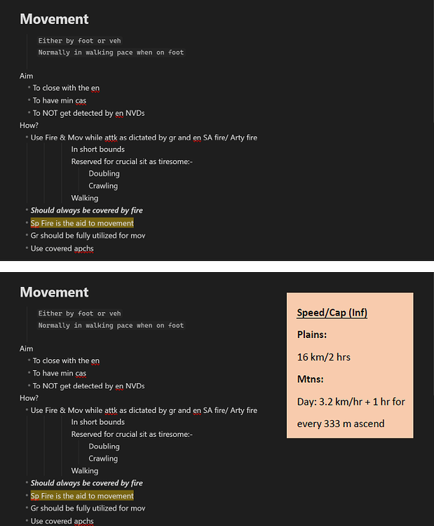 How can I add a colored text box on the right side of my notes ...
