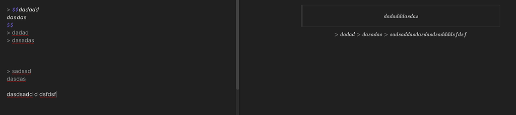 Block quotes get very broken after latex is involved - Bug graveyard ...