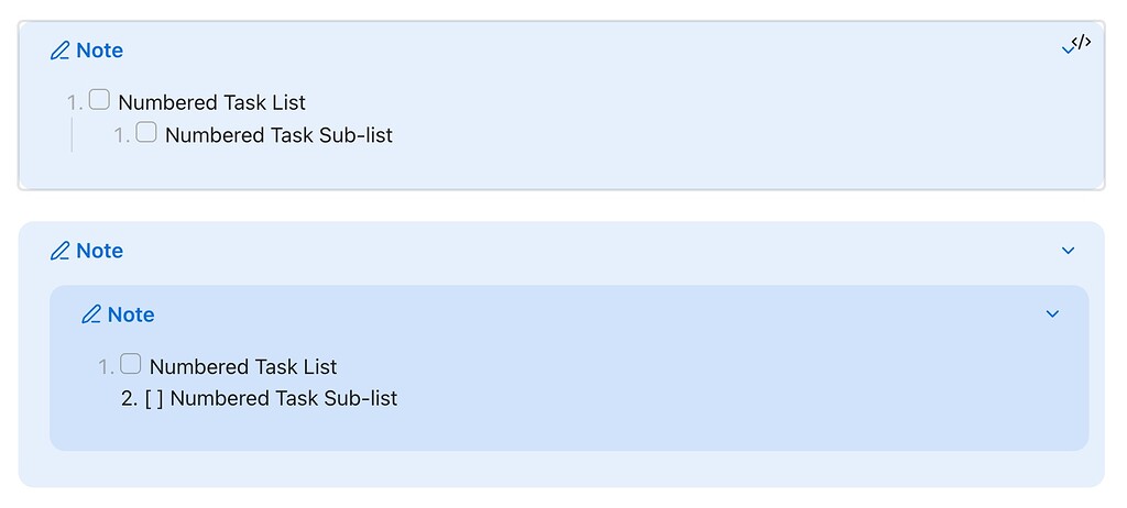 Nested callout cannot render sub-checkbox - Bug reports - Obsidian Forum
