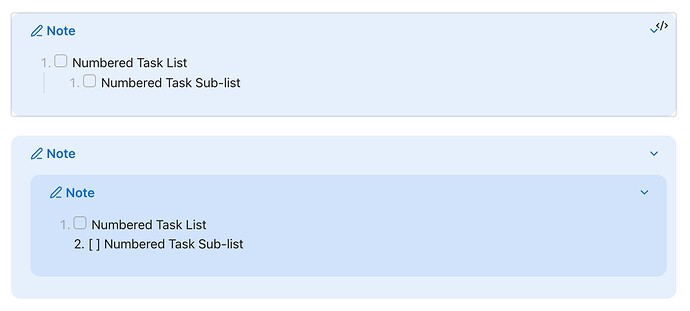 Nested callout cannot render sub-checkbox - Bug reports - Obsidian Forum