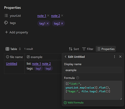 a list of lists... including of more lists