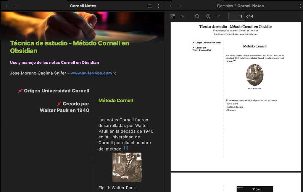 Cornell method in obsidian share showcase obsidian forum