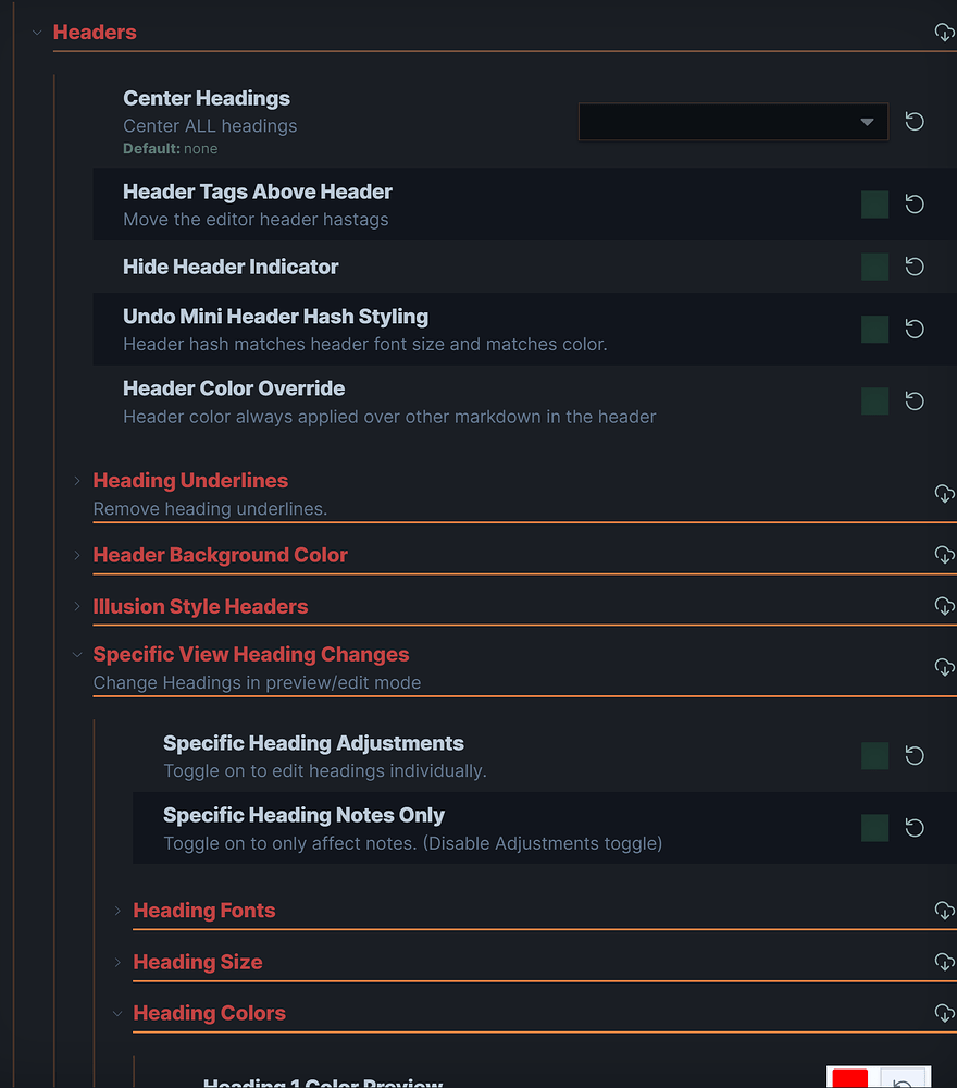 ITS Heading Color of font - Help - Obsidian Forum