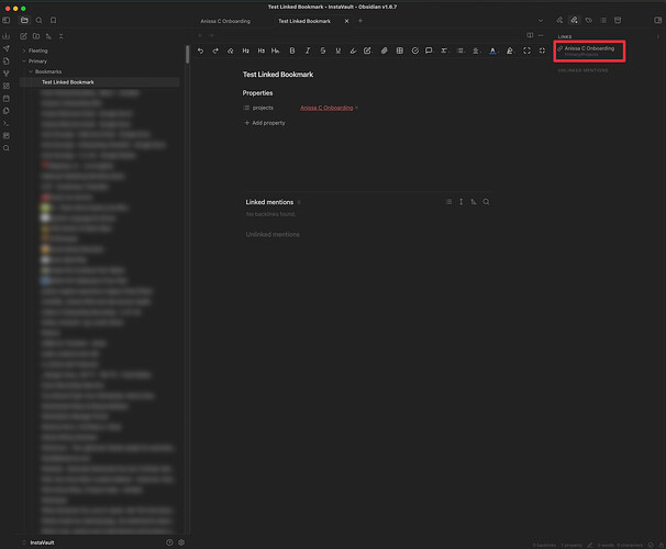 3 New Linked Bookmark