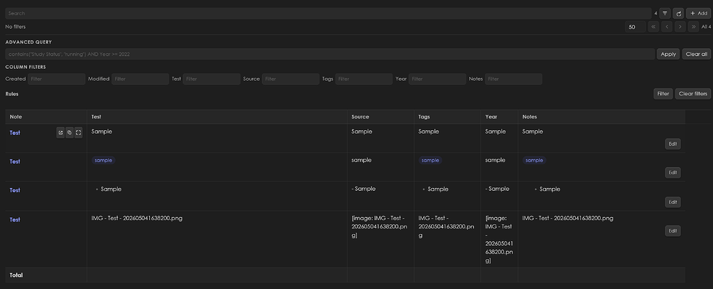 Table collector plugin - assistance needed for one issue - Plugins ...