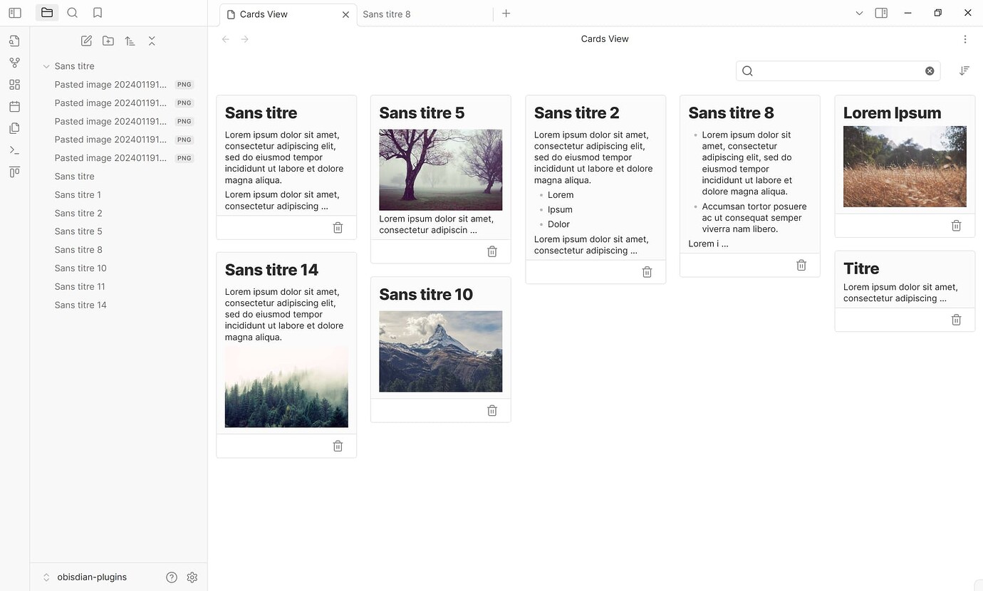 Grid Layout / Card View / Masonry Gallery - Feature requests - Obsidian ...