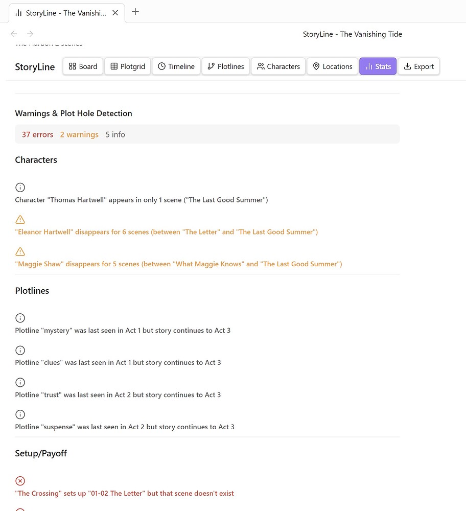 Plugin: StoryLine - Obsidian plugin for writers - Share & showcase ...