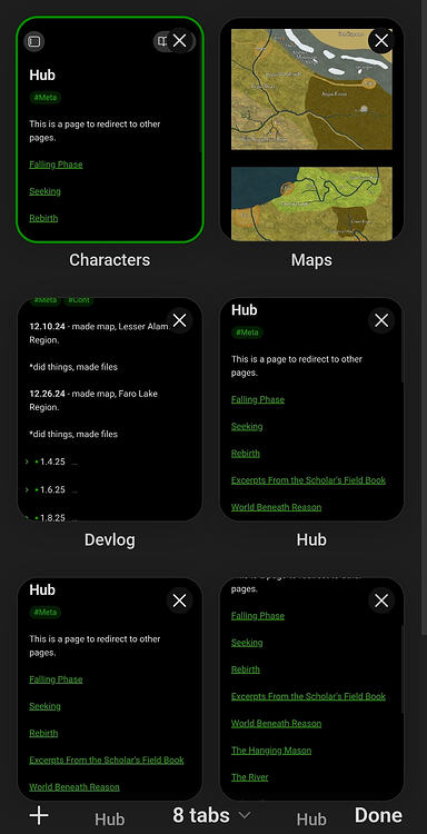 Tab View Display Error - Bug graveyard - Obsidian Forum