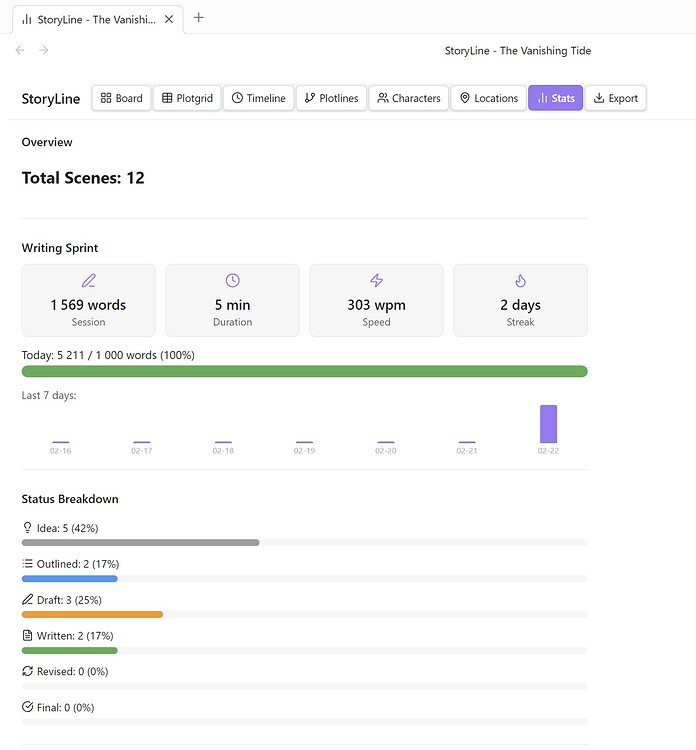 Plugin: StoryLine - Obsidian plugin for writers - Plugins - Obsidian Forum