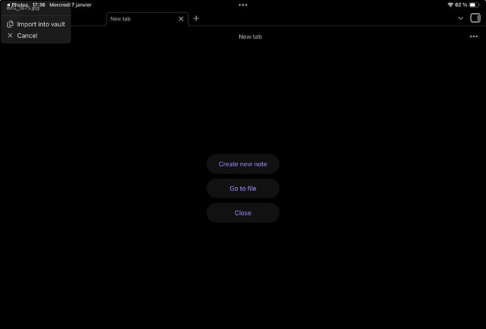 Share sheet - From Photos