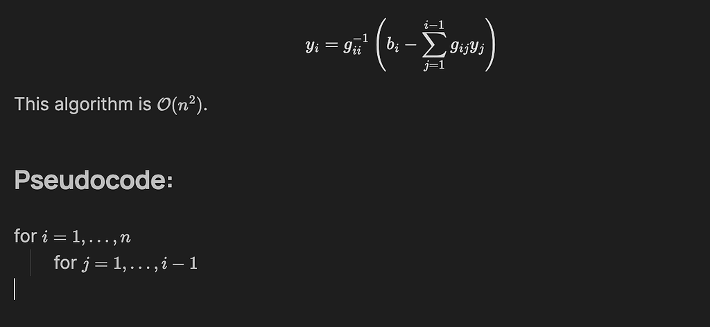 Non-codeblock pseudocode writing - Help - Obsidian Forum