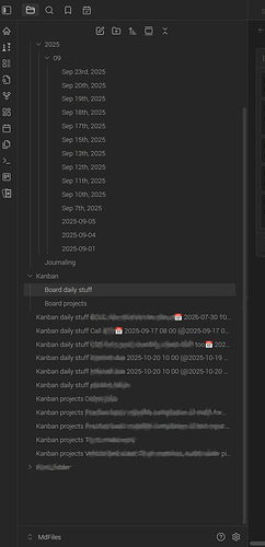 Kanban notes need subdirectory