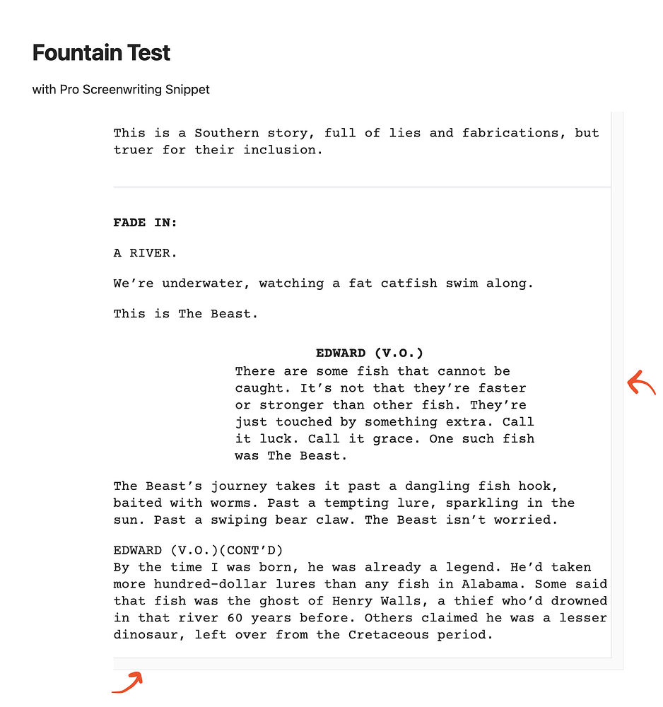 PRO Screenwriting Snippet - Write Screenplays in Markdown, Fountain ...