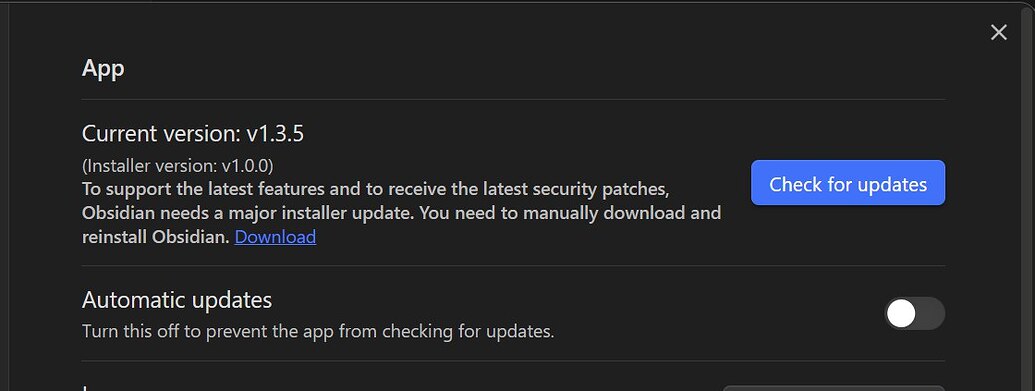 Obsidian updates without permission - Help - Obsidian Forum