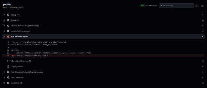 "Run obsidian-export" failing - Issue with Obsidian Git plugin - Help ...