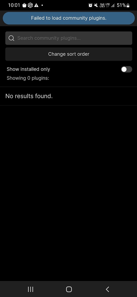 Failed to load community plugin on mobile - Help - Obsidian Forum