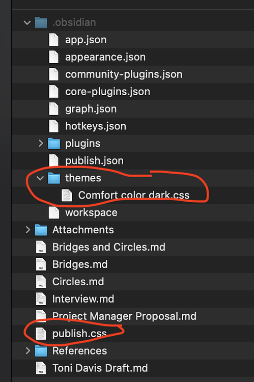 How To Use Obsidian.app CSS Themes In Obsidian Publish - Share ...