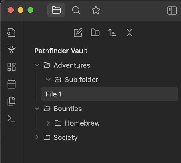 A better sidebar with folders icons Share & showcase Obsidian Forum