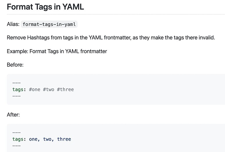 Tags in YAML front matter Feature archive Obsidian Forum