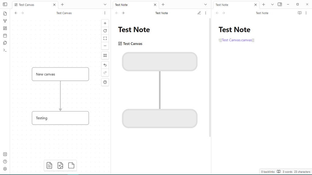 Embedded Canvas shows only shapes, no text - Bug graveyard - Obsidian Forum