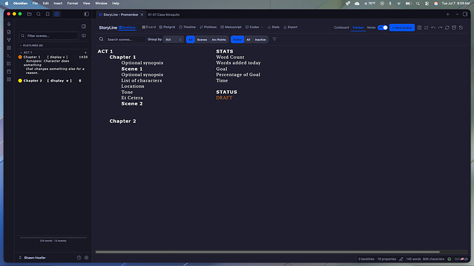 Plugin: StoryLine - Obsidian plugin for writers - Page 6 - Plugins ...