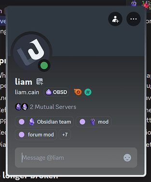 Discord user profile