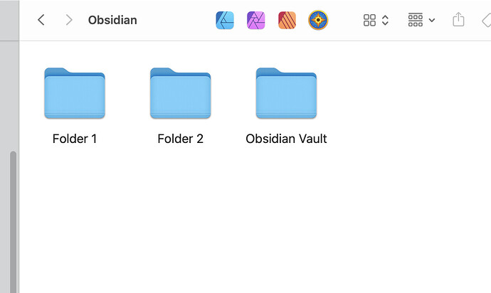 Folders in Obsidian folder