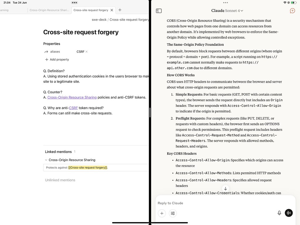 iPad split screen mode does not reflow resize correctly after switching ...