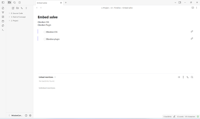 Embed partial fix