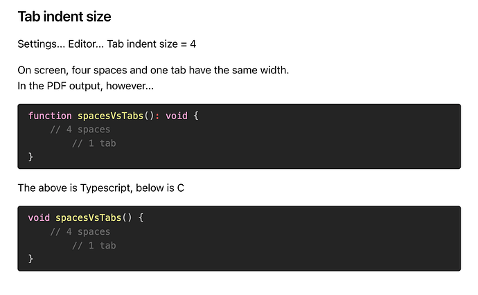 Spaces vs tabs