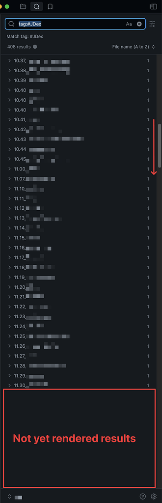 Search Sidebar Rendering Bug When Too Many Results Are Visible in Tall ...