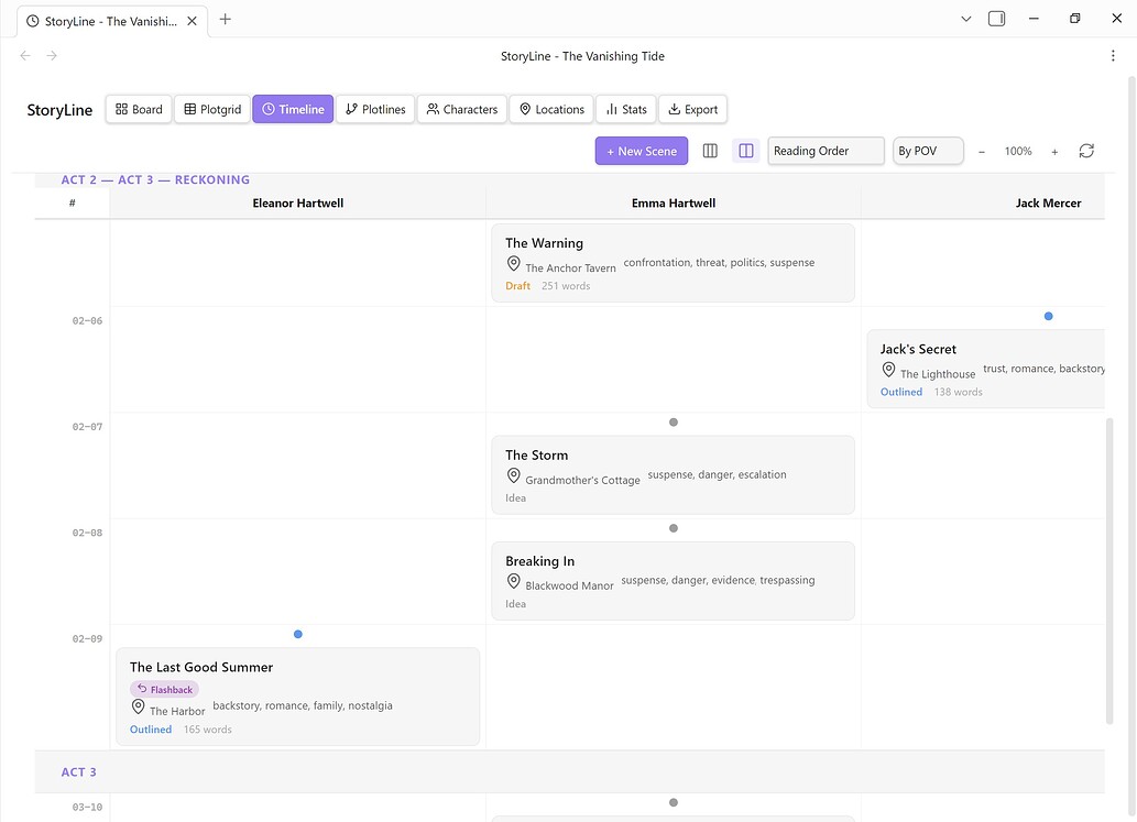 Plugin: StoryLine - Obsidian plugin for writers - Plugins - Obsidian Forum