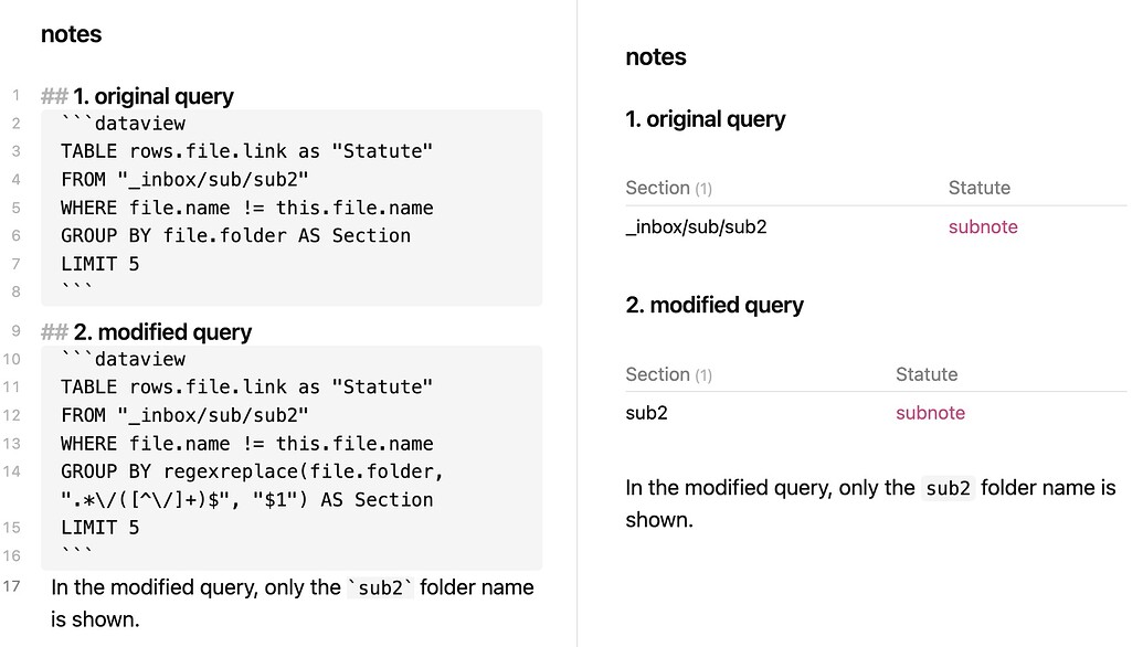 how-to-only-show-subfolder-as-opposed-to-entire-path-in-dataview