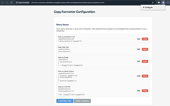 CopyFormatterConfiguration