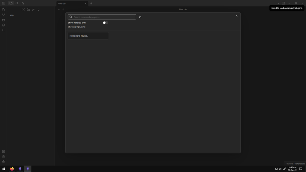 Cannot fetch themes and plugin and updates - Help - Obsidian Forum