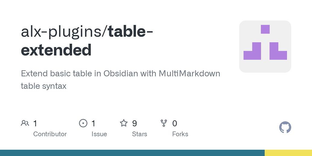 Better tables (than markdown tables) - Plugins ideas - Obsidian Forum